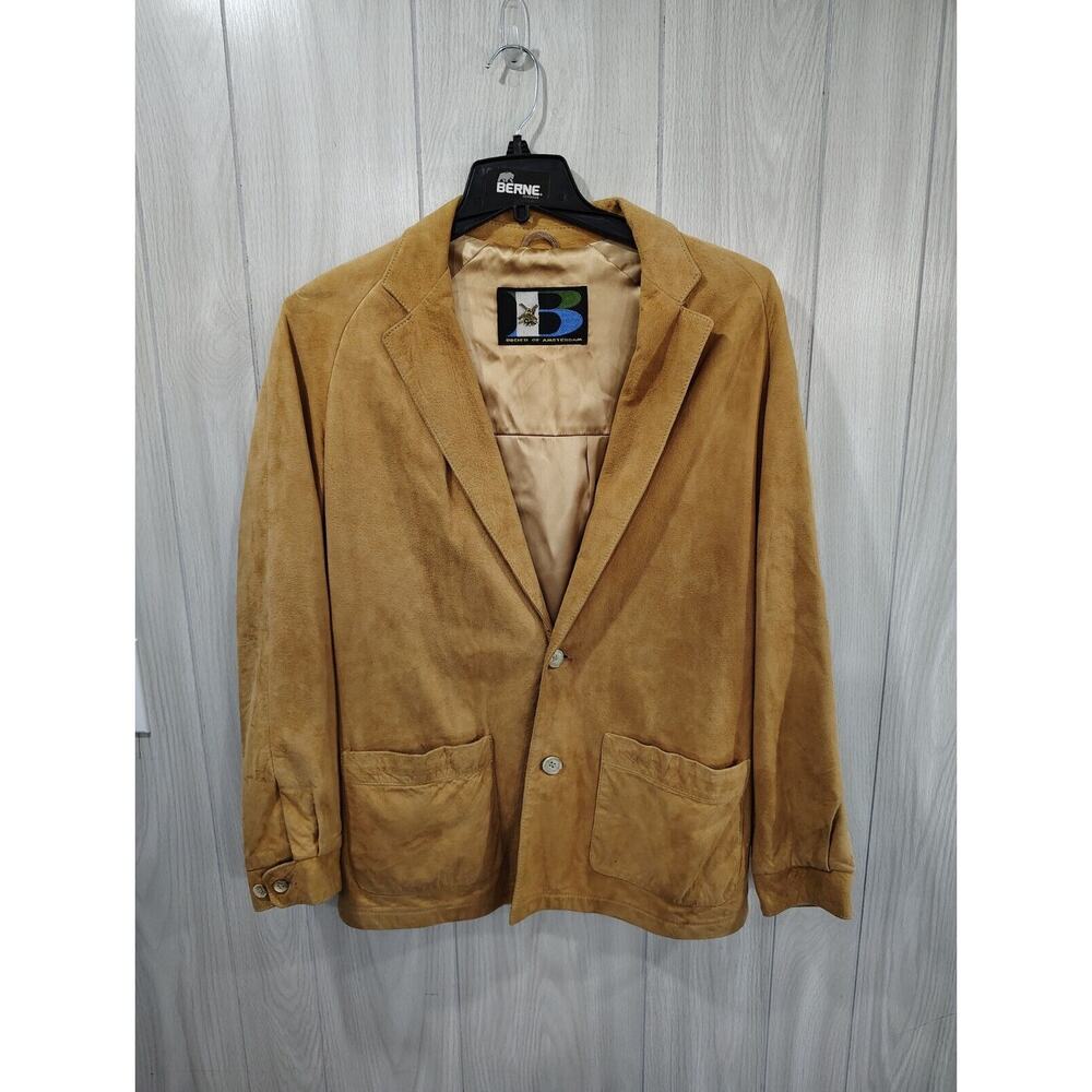 Breier Of Amsterdam Soft Leather Jacket Beige